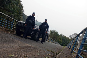 Policjanci z Posterunku Policji w Wydminach