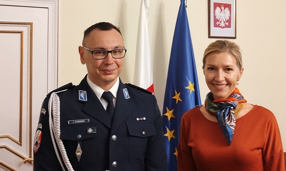 kom. Olenderek i Chargé d’affaires a.i. RP w Królestwie Hiszpanii i Księstwie Andory Monika Krzepkowska.