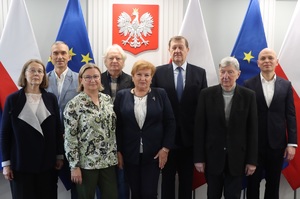 Uczestnicy Posiedzenia Rady Fundacji Pomocy Wdowom i Sierotom po Poległych Policjantach.