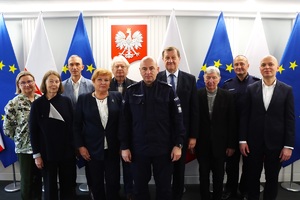 Uczestnicy Posiedzenia Rady Fundacji Pomocy Wdowom i Sierotom po Poległych Policjantach.