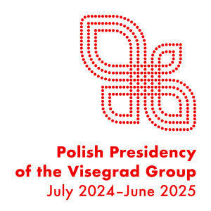 Logo polskiej prezydencji w grupie wyszehradzkiej.