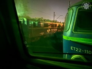 widok z okna wagonu