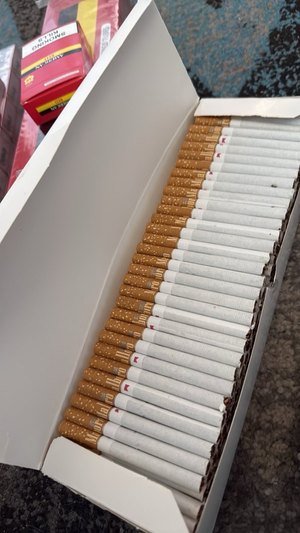 Zabezpieczone papierosy bez akcyzy.