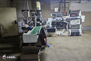 Zabezpieczone maszyny do produkcji papierosów.