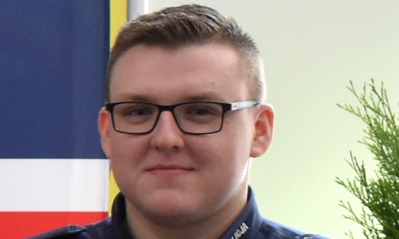 Starszy Posterunkowy Oskar Rodziński.