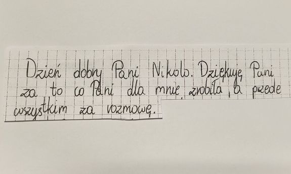 Fragment listu.