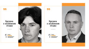 Progresja wiekowa zaginionego w 2002 r. w wieku 18 lat Tomasza Deseckiego – wykonanie Dariusz Zajdel