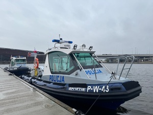 Łódź policyjna.