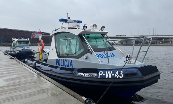 Łódź policyjna.