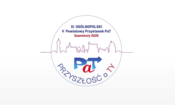 Logo X Ogólnopolskiego Przystanku PaT w Szamotułach.