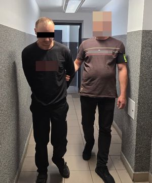 zatrzymany mężczyzna.