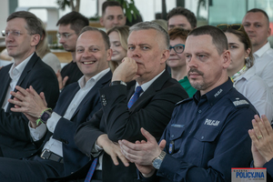 Spotkanie na którym podpisano list intencyjny pomiędzy Komendantem Głównym Policji a PKO BP.