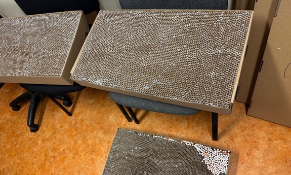 Zabezpieczone papierosy.