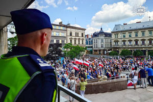Śląscy policjanci zabezpieczali zgromadzenia publiczne w regionie