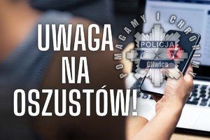 Awatar z napisem UWAGA NA OSZUSTÓW.
