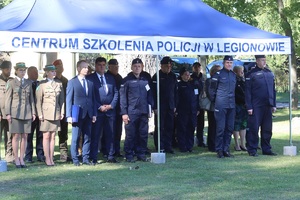 Policjanci z psami podczas Mistrzostw.