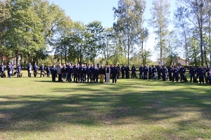 Policjanci z psami podczas Mistrzostw.