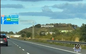 Na zdjęciu widok z rejonu Pruszkowa na autostradę.