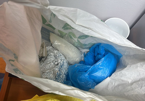 Narkotyki i substancje psychotropowe w workach i sreberku.