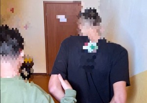 zatrzymany z policjantem.