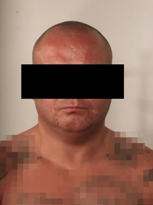 Zatrzymany mężczyzna.