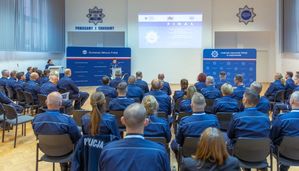 Oficjalne rozpoczęcie I Ogólnopolskiego konkursu dla policjantów - rzeczników dyscyplinarnych.