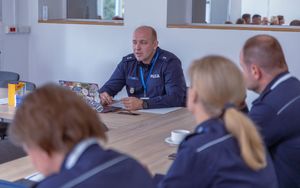 Oficjalne rozpoczęcie I Ogólnopolskiego konkursu dla policjantów - rzeczników dyscyplinarnych.