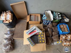 Zabezpieczona kontrabanda.