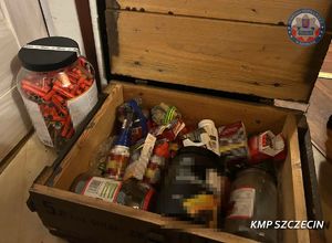 zabezpieczone materiały pirotechniczne.