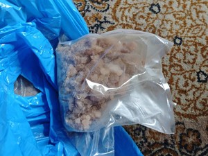 Zabezpieczone narkotyki w woreczkach