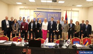 Uczestnicy posiedzenia eksperckich grup roboczych ENFSI w Armenii.