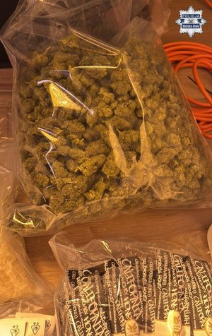 Zabezpieczone środki w woreczku.