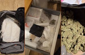 zabezpieczone narkotyki.