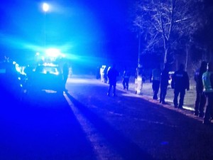 Nocna akcja poszukiwawcza za zaginionym.