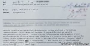 Zdjęcie podziękowań.