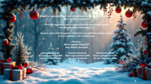 Życzenia bożonarodzeniowe od Kierownictwa Biura Logistyki Policji Komendy Głównej Policji