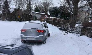 samochód na posesji