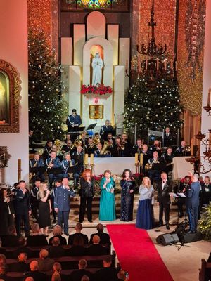 Koncert kolęd w katedrze.