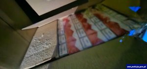 Kartony z nielegalnymi papierosami.