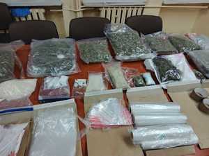 zabezpieczone narkotyki.