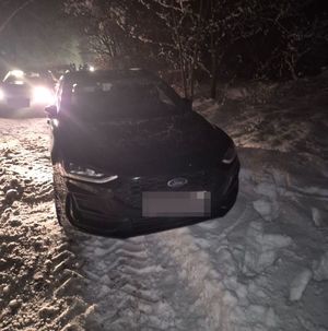 Pora nocna. Samochód osobowy zatrzymanego mężczyzny.