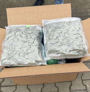 Zabezpieczone narkotyki w foliowych workach.