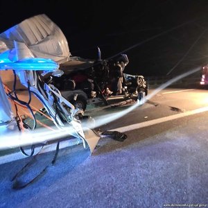 Zdjęcie z miejsca wypadku.