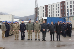 Policjanci JSPP w Kosowie.