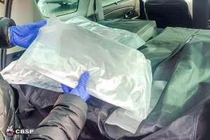 Worki foliowe z narkotykami.