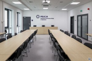 Uroczystość otwarcia Komendy Powiatowej Policji w Opatowie.