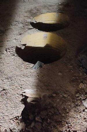 Skrytki, w których były ukryte narkotyki.