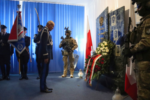 Uroczystość upamiętniająca poległych funkcjonariuszy