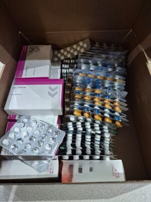 Zabezpieczone farmaceutyki.