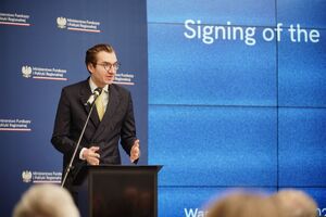 Spotkanie w sprawie podpisania umowy na uruchomienie programu "Sprawy Wewnętrzne".